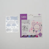 Hot Air Balloon Stamps + Dies