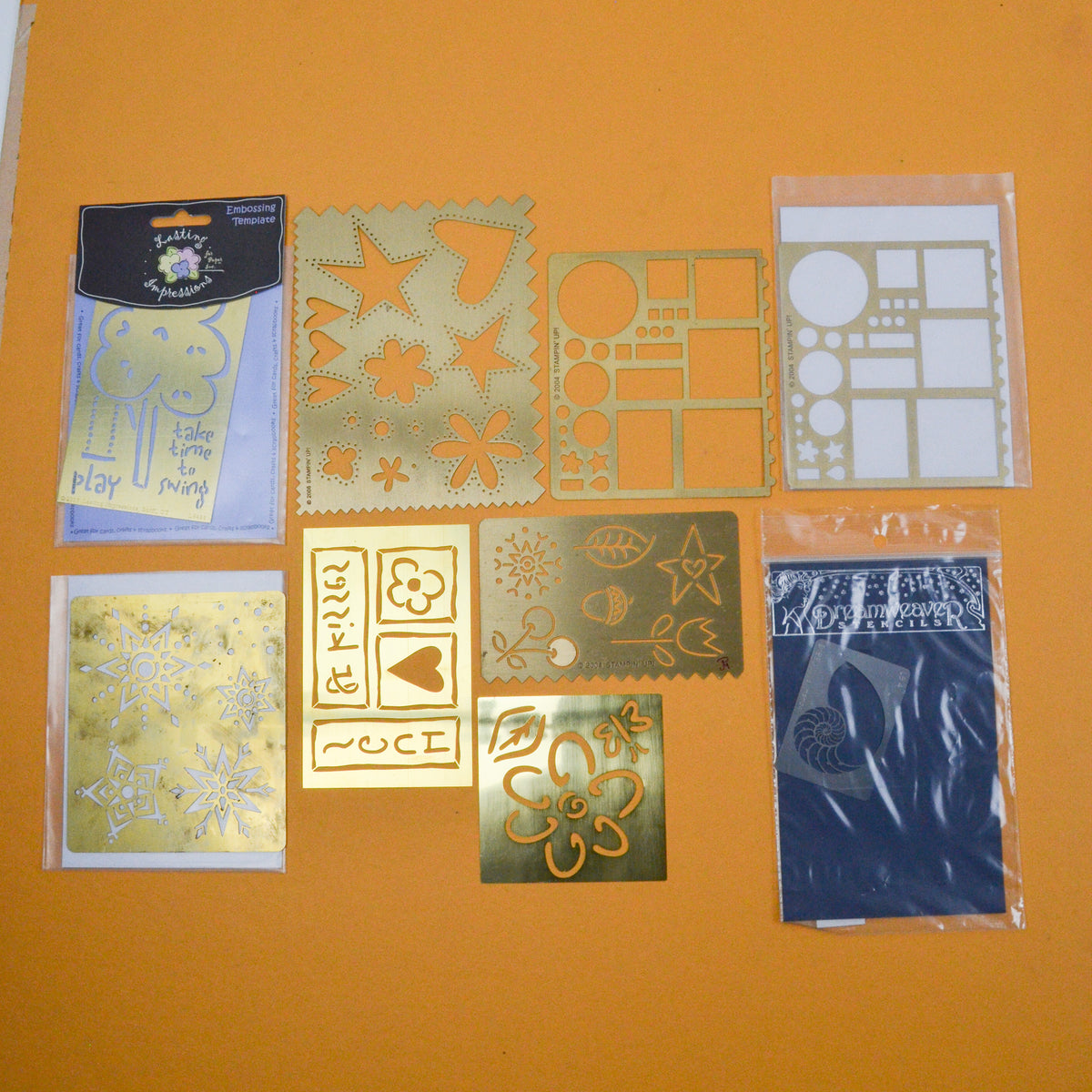 Illustration + Geometric Shape Embossing Templates – Make & Mend