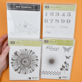 Floral + Letter Mountable Stamps