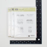 Stampin' Up Positive Phrases Mountable Stamps