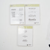 Stampin' Up Friendship + Birthday Phrase Stamps