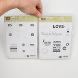 Stampin' Up Love Letters Mountable Stamps