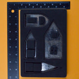 Tim Holtz Artful Dwellings Die Set in Magnetic Tray