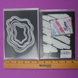 Brushstroke Background Dies + Stampin' Cut & Emboss Layering Diorama Dies