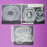 Sizzix Balloon, Deco Labels, Apothecary Accents + Assorted Thin Metal Dies