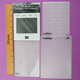 Geometric Texture Embossing Folders