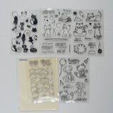 Dogs + Cats Clear Mountable Stamps