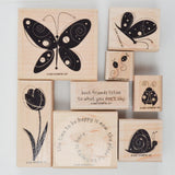 Garden + Insect Stamps - Set of 8