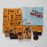 Native American Rock Art Rubber Stamps - Set of 31