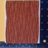 Flower Chain Background Large Rubber Stamp