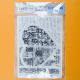 Text(ures) by Lou Collins Reflections A5 Mountable Acrylic Stamps