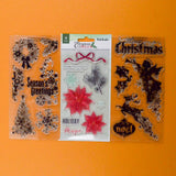 Christmas Mountable Acrylic Stamps