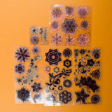 Snowflake + Decoration Mountable Acrylic Stamps