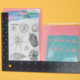 Jane Davenport Seashell + Oceanic Stamps + Dies