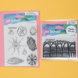 Jane Davenport Seashell + Oceanic Stamps + Dies