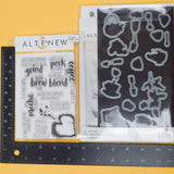 Altenew Cafe Phrases + Icons Stamps + Dies