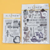 Altenew Cafe Phrases + Icons Stamps + Dies