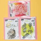 Carabelle Studio Geometric + Owl Rubber Stamps