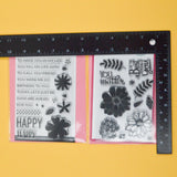 Catherine Pooler Floral + Phrases Stamp + Die Sets