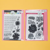 Catherine Pooler Floral + Phrases Stamp + Die Sets