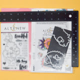 Altenew Charmed + Painted Rainbow Stamp + Die Sets