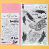 Altenew Charmed + Painted Rainbow Stamp + Die Sets