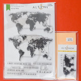 Altenew World Map Clear Mountable Stamps