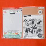 Concord & 9th Floral + Phrases Stamp + Die Sets
