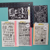 Honey Bee Stamps Clear Sentiments + Stamp & Die Sets