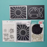 Geometric Outdoors Clear Stamps + Stamp & Die Sets