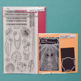 Cute Parrots Sentiments Stamp Set + Penguin Stamp & Die Set