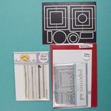 Messy Stitches Clear Stamp Set + Penciled Outlines Stamp & Die Set