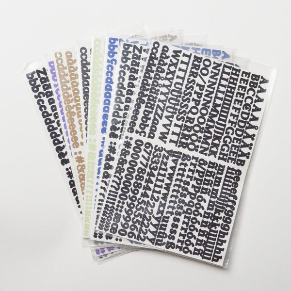 Alphanumeric Sticker Bundle Default Title