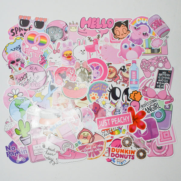 Pink Sticker Bundle