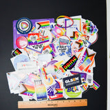 LGBT Themed Sticker + Pin Bundle