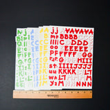 Colorful Alphabet Sticker Bundle