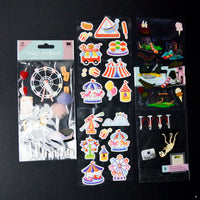 Amusement Park Themed Sticker Bundle