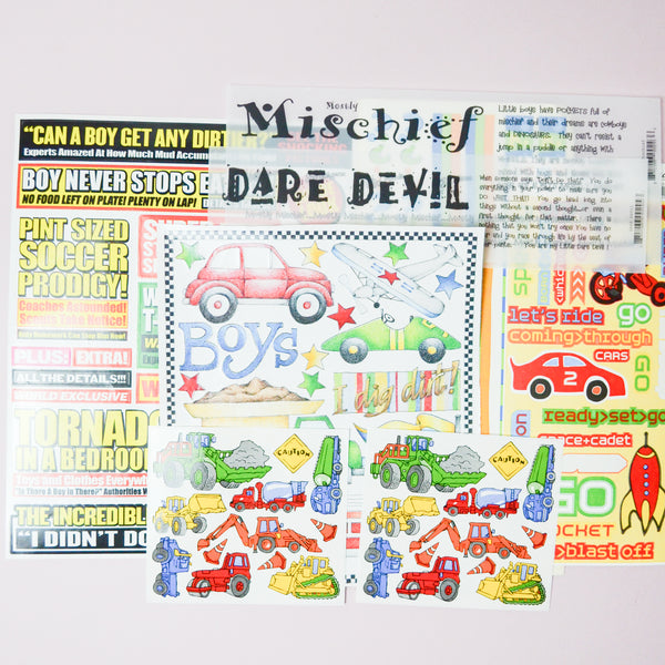 Car Themed Sticker Bundle