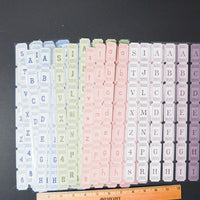 Pastel Alphabet Sticker Bundle