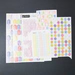 Colorful Alphabet Sticker Bundle