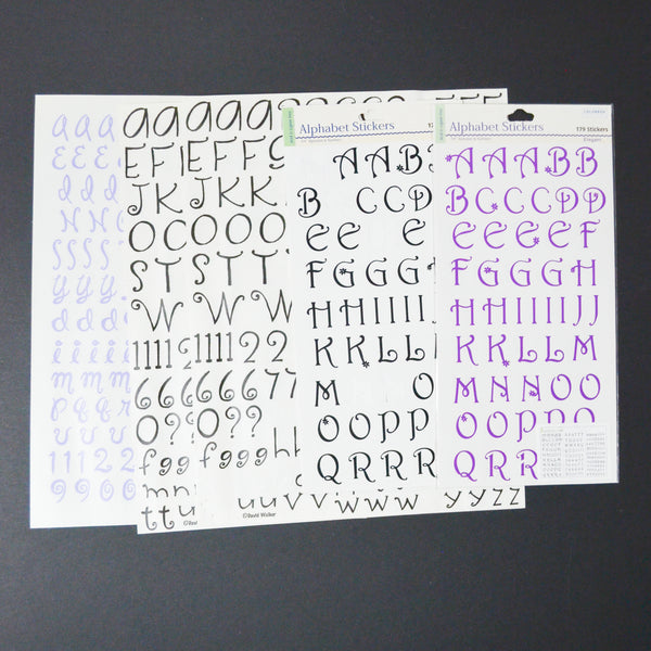 Alphabet Sticker Bundle