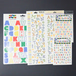 Colorful Alphabet Sticker Bundle