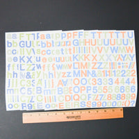 Pastel Alphabet Sticker Bundle