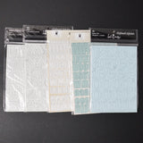 Light Blue + White Chipboard Alphabet Sticker Bundle