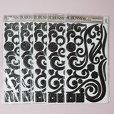 Black Polka Dot Chipboard Alphabet Sticker Bundle