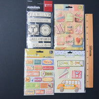 Family 3D Scrapbooking Sticker Bundle