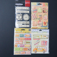 Family 3D Scrapbooking Sticker Bundle