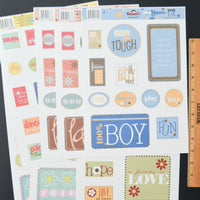 Chipboard Scrapbooking Sticker Bundle