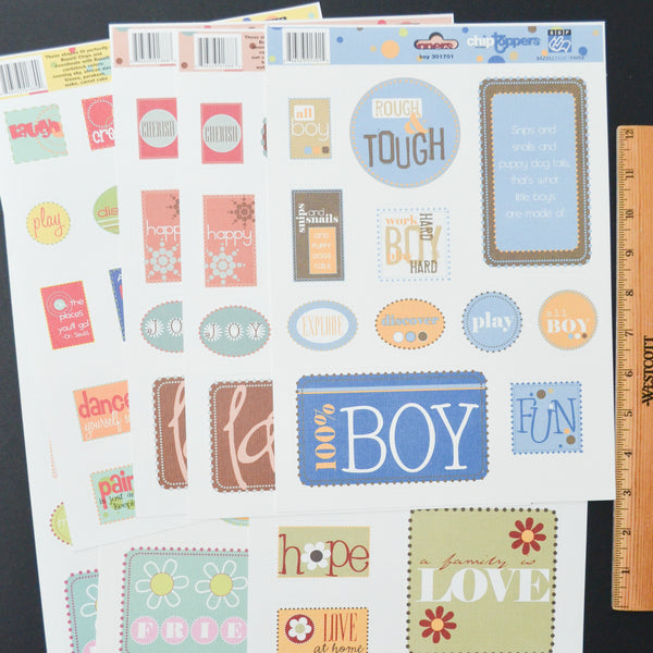 Chipboard stickers - COFFEE BREAK - AS Chipboard stickers - COFFEE BREAK - AS