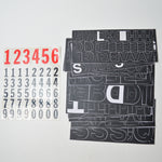 Number + Letter Sticker Bundle
